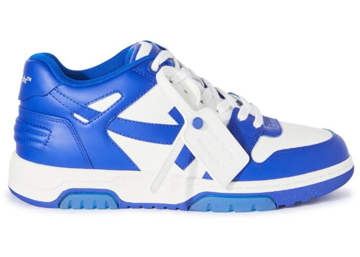 OFF-WHITE Out Of Office OOO Low Tops White Blue