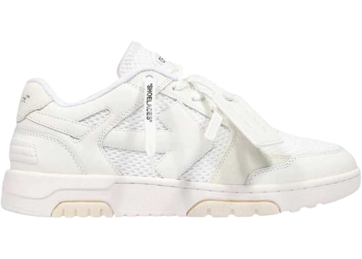 OFF-WHITE Out Of Office OOO Low Tops White Off White