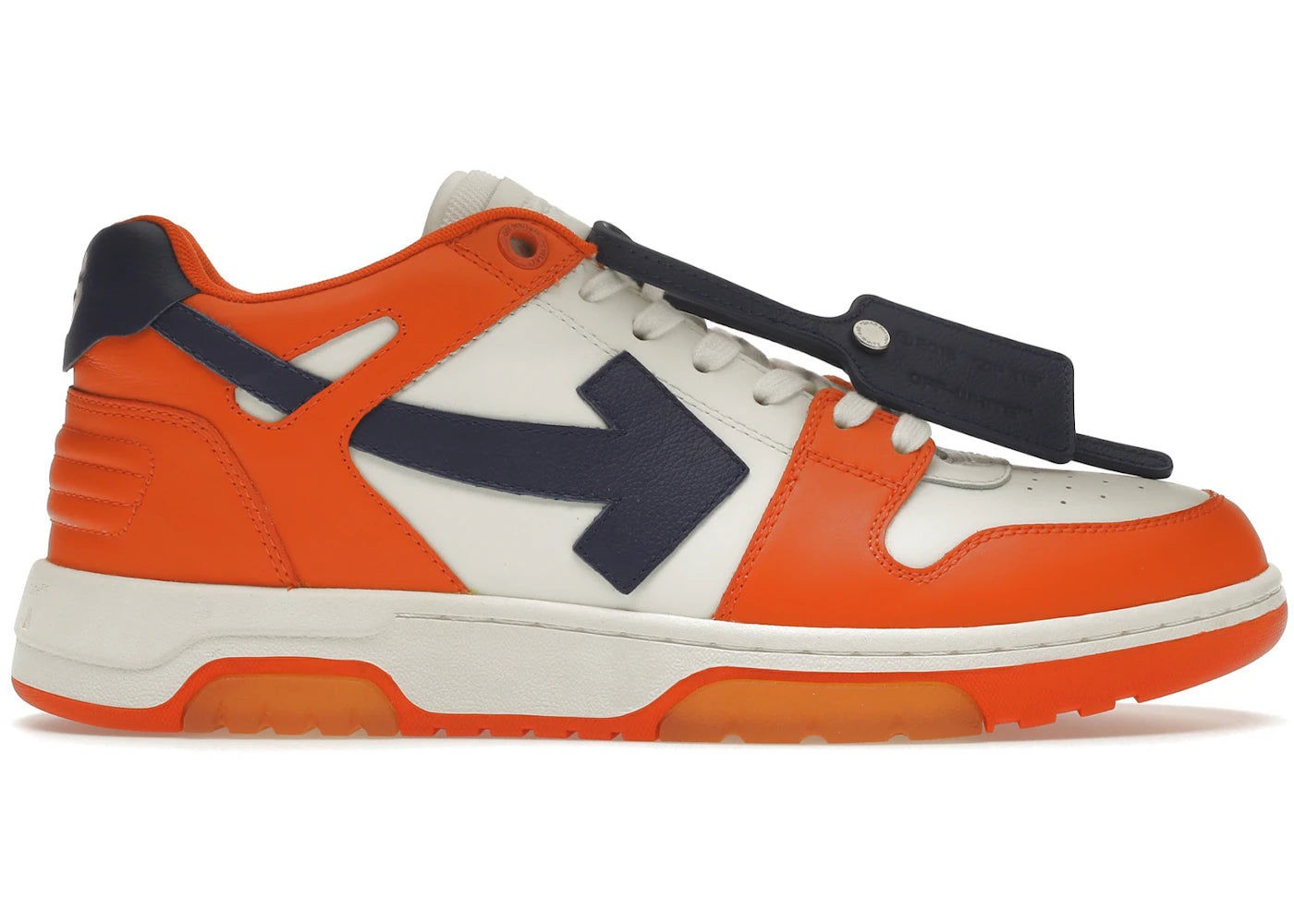 OFF-WHITE Out Of Office OOO Low Tops White Orange Blue