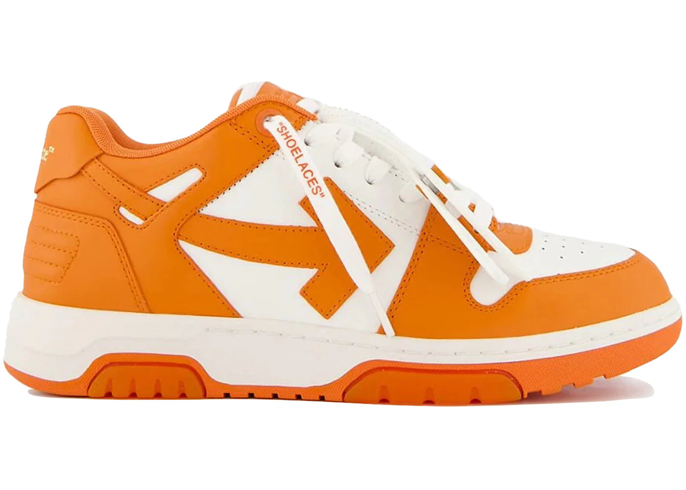 OFF-WHITE Out Of Office OOO Low Tops White Orange (2024)