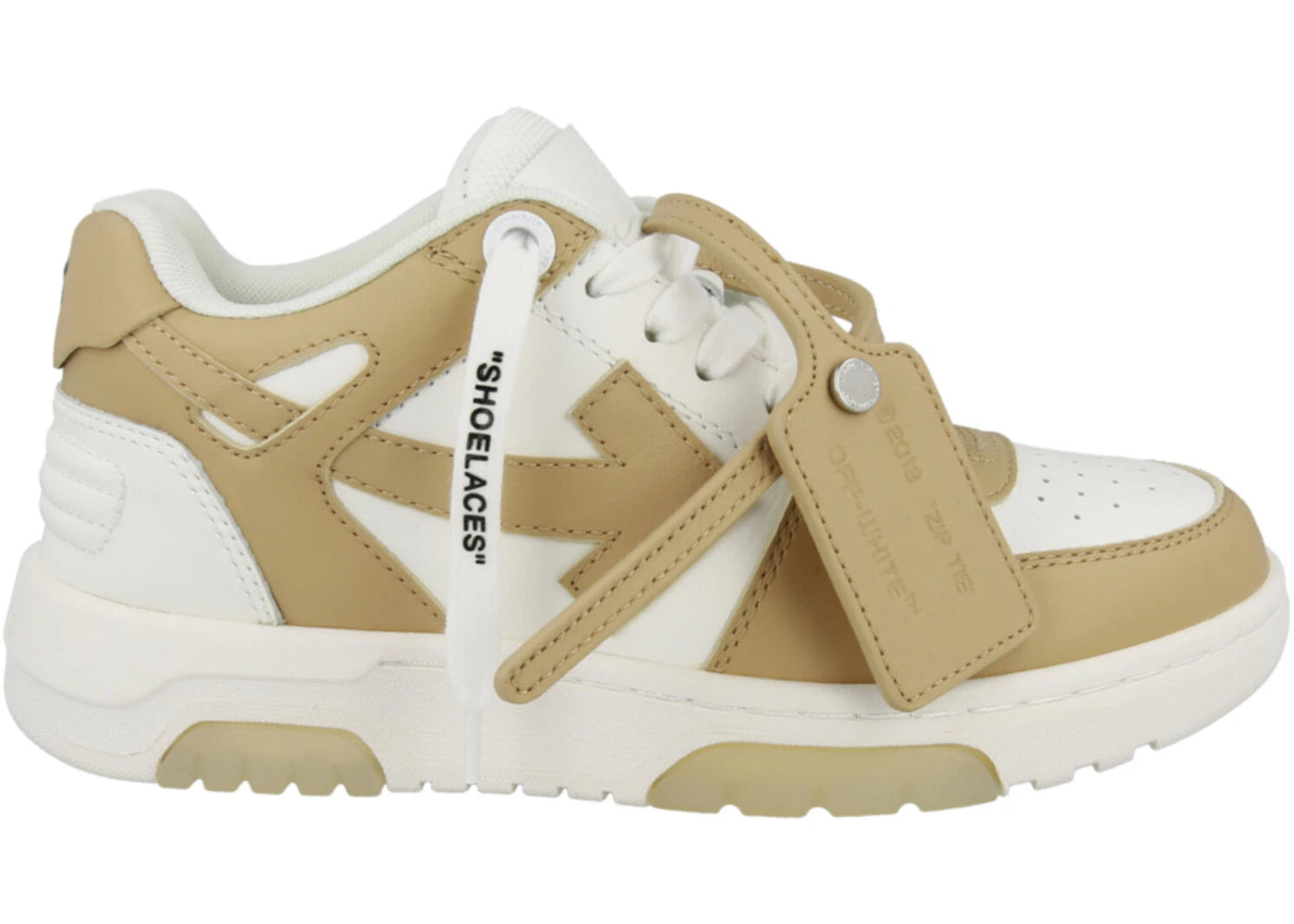 OFF-WHITE Out Of Office OOO Low Tops White Tan (Women's)