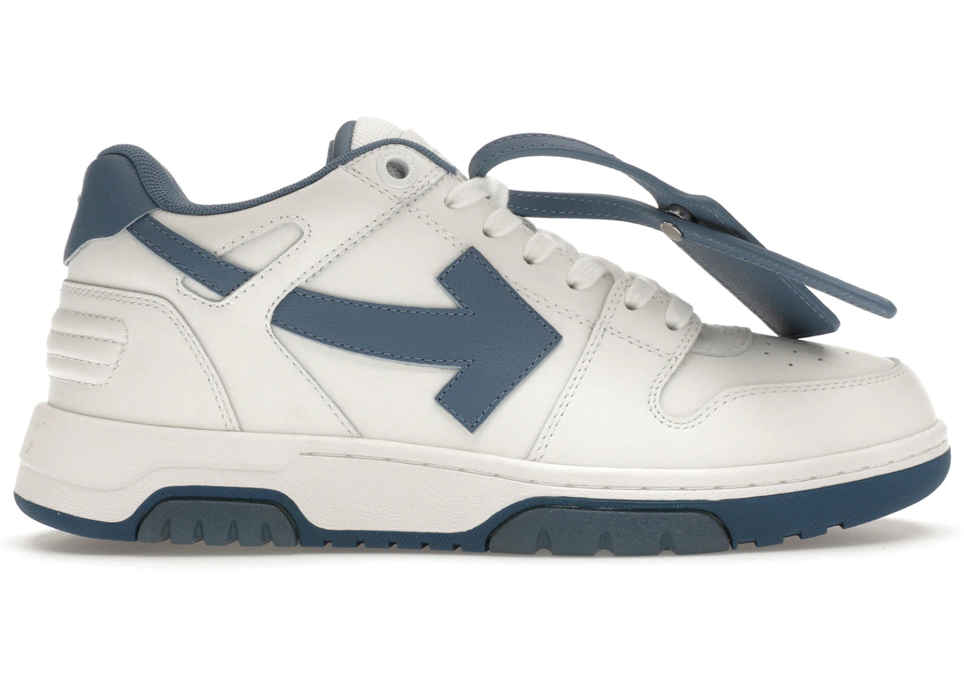 OFF-WHITE Out Of Office OOO Low White Navy Blue