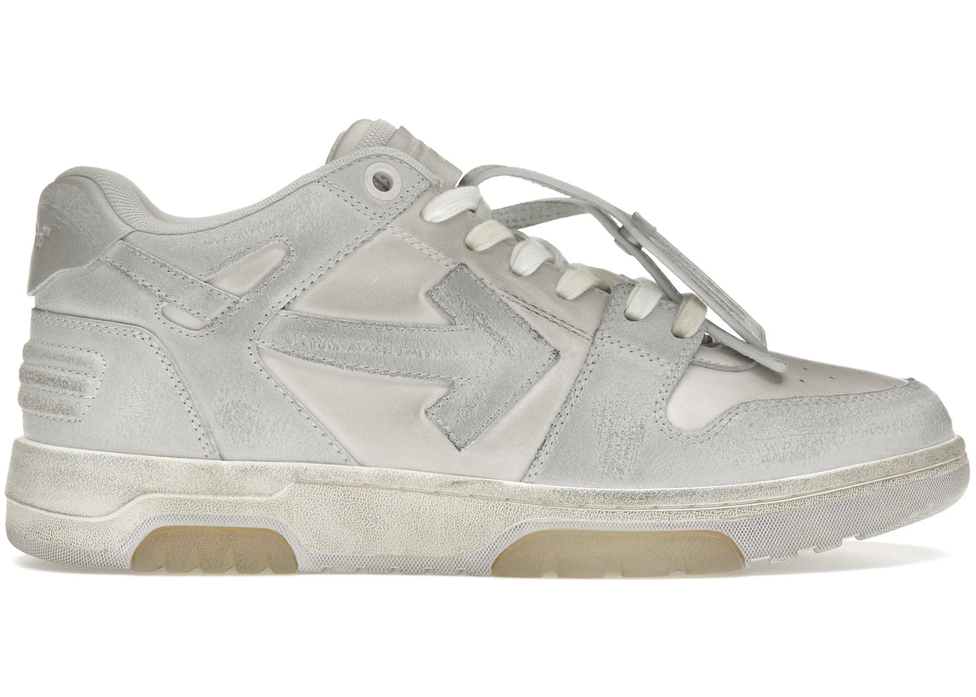 OFF-WHITE Out Of Office OOO Vintage Low Tops White White