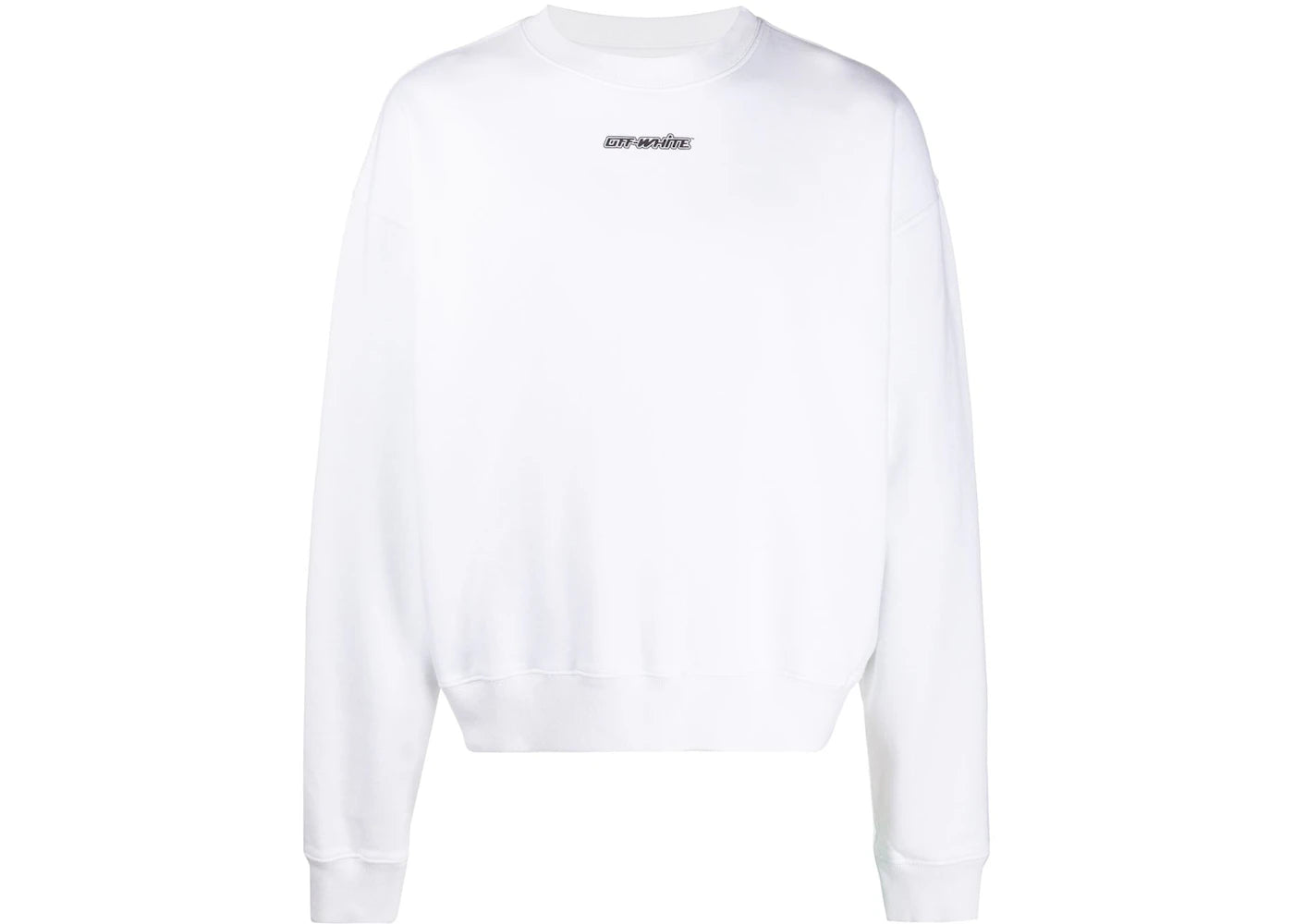 OFF-WHITE Oversize Fit Marker Arrows Crewneck Sweatshirt White/Blue