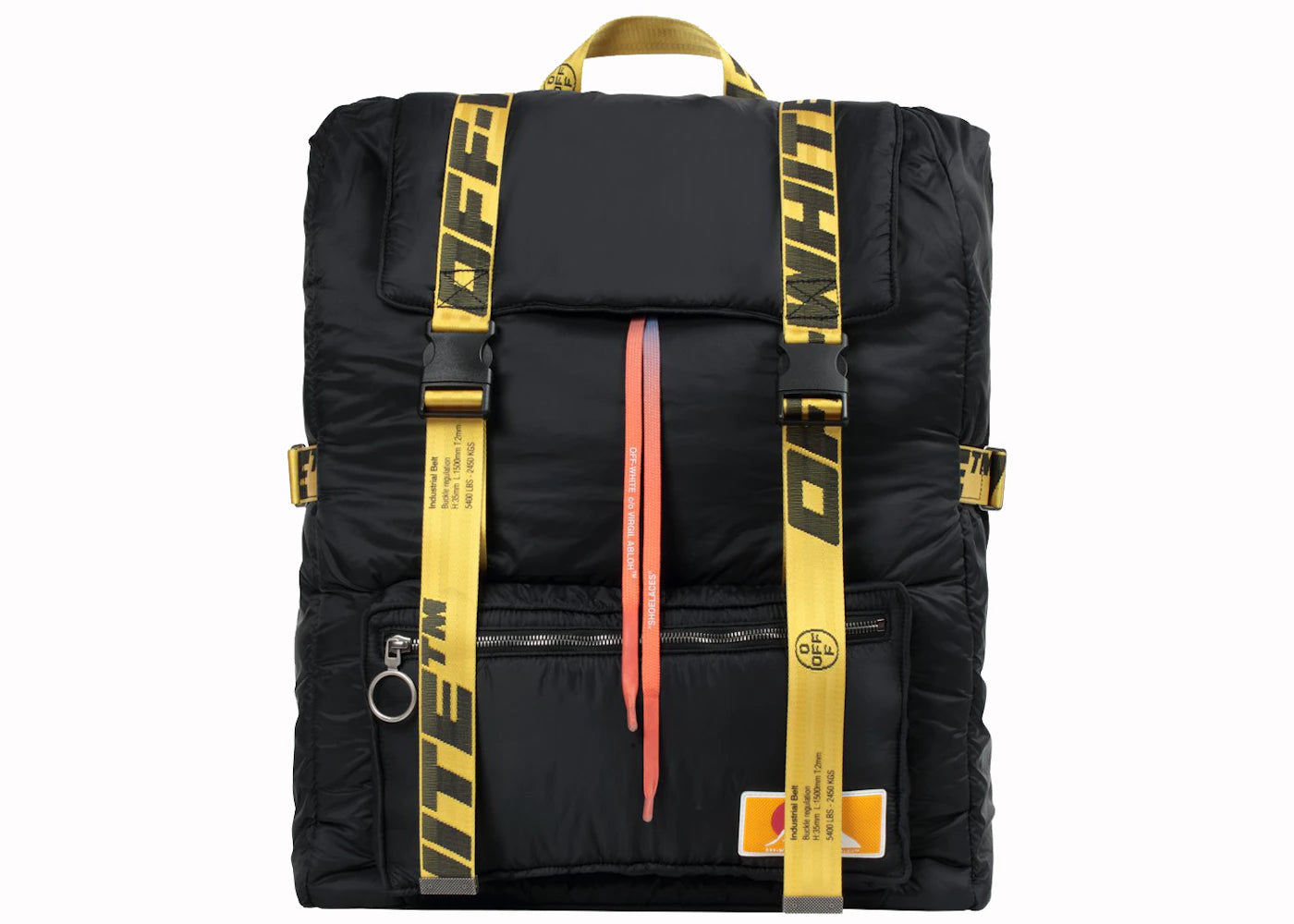 OFF-WHITE Oversize Puffy Backpack Black