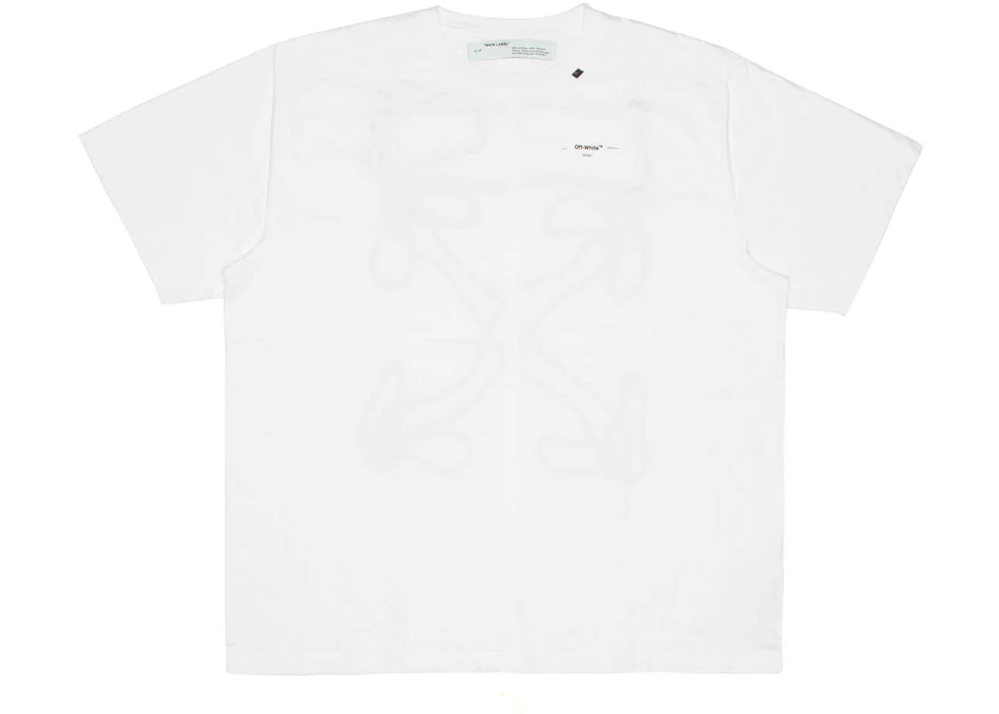 OFF-WHITE Oversized Abstract Arrows Embroidered T-shirt White/Black