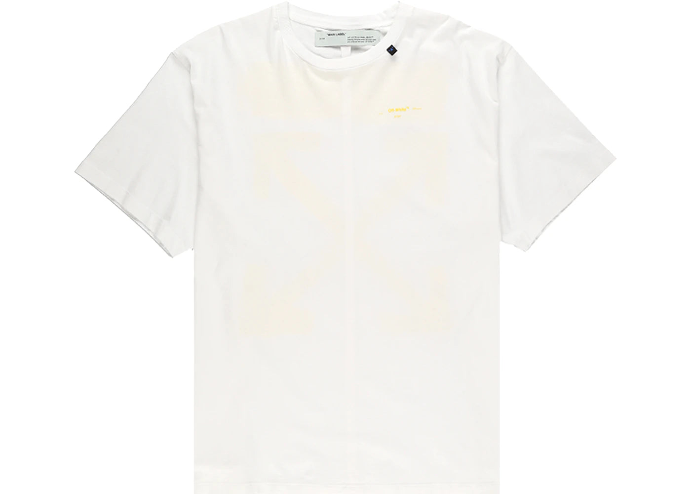 OFF-WHITE Oversized Acrylic Arrows S/S T-shirt White/Yellow