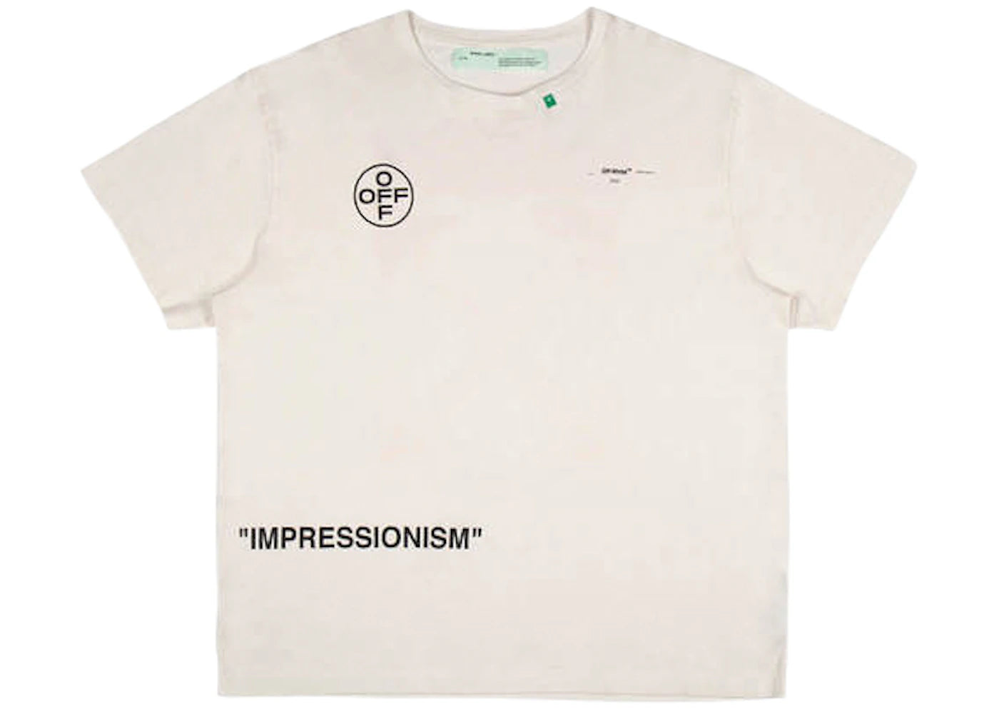 OFF-WHITE Oversized Diag Stencil T-shirt White