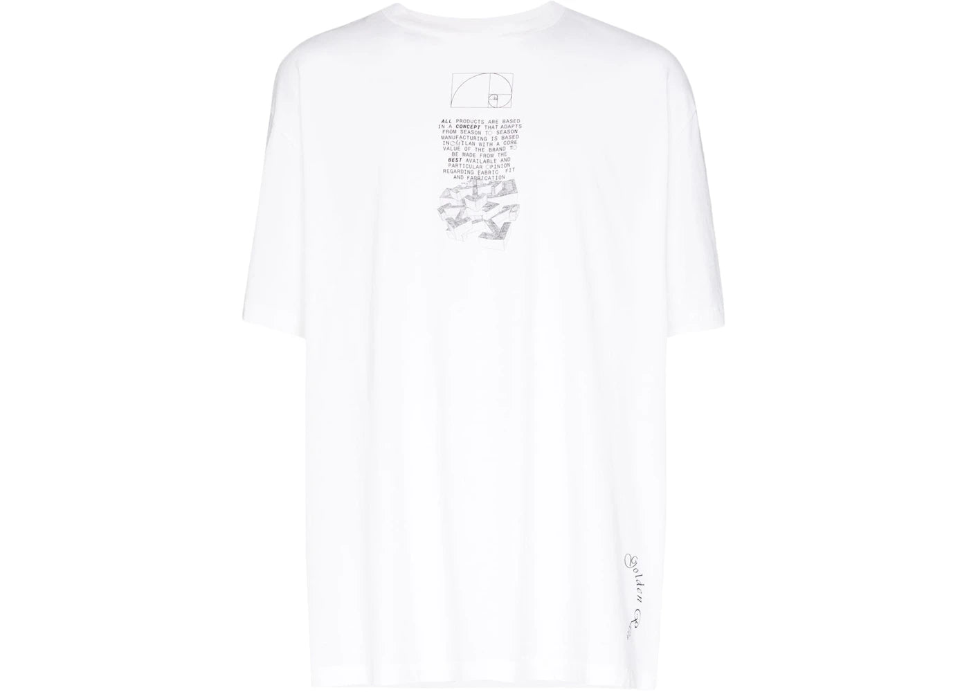 OFF-WHITE Oversized Dripping Arrows T-shirt White