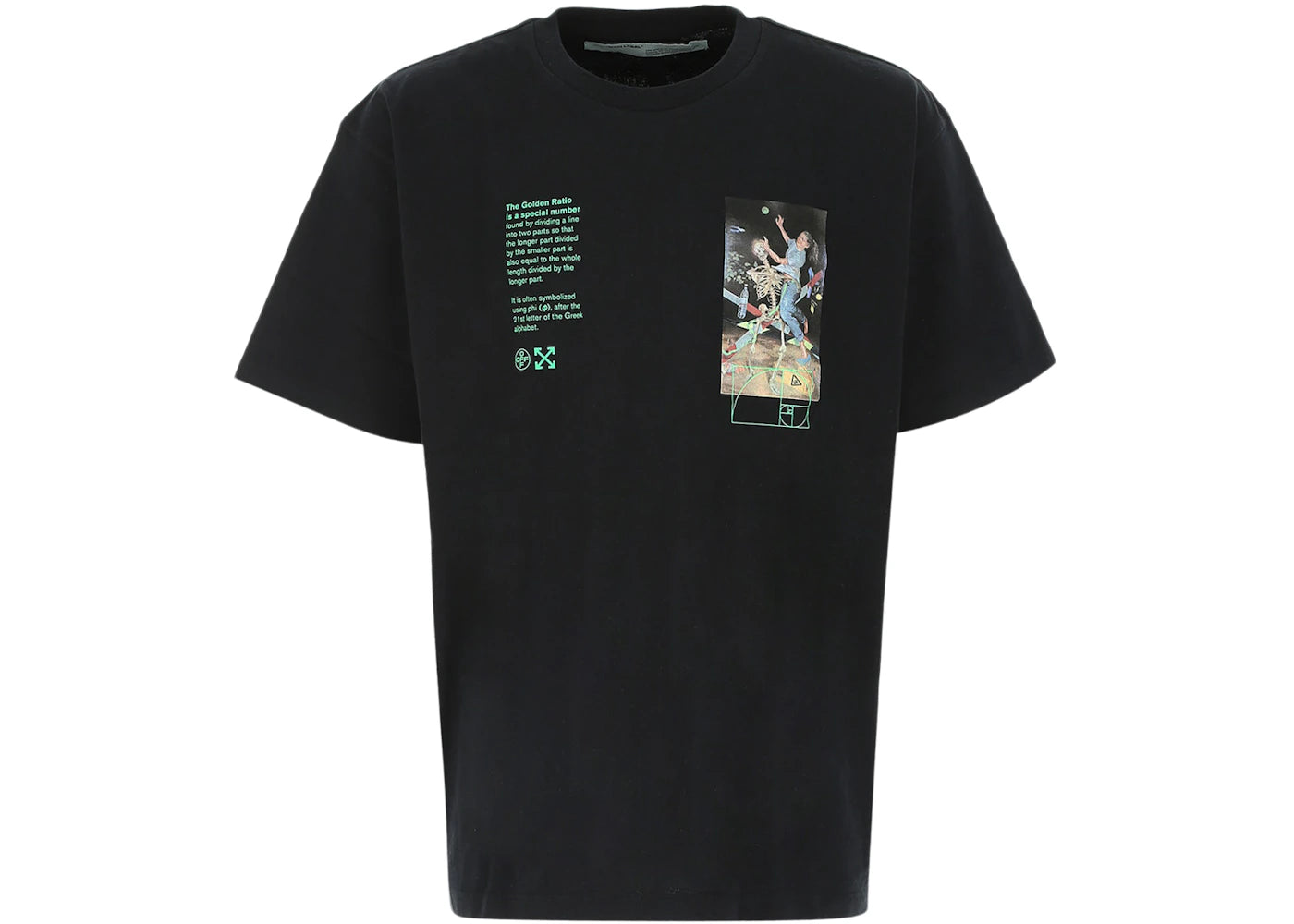 OFF-WHITE Oversized FIt Pascal Painting T-shirt Black/Multicolor