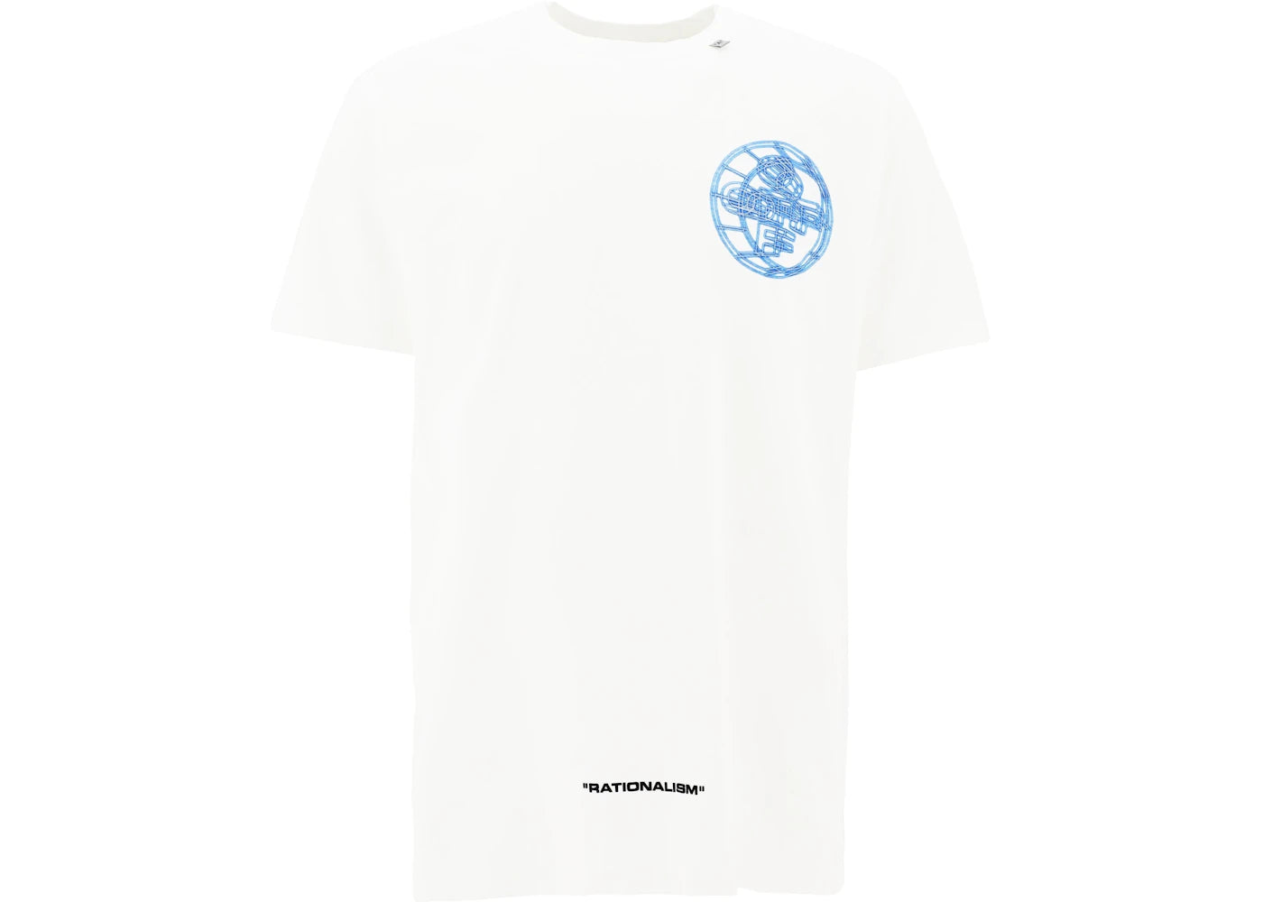 OFF-WHITE Oversized Fit 3D Off T-shirt White/Blue