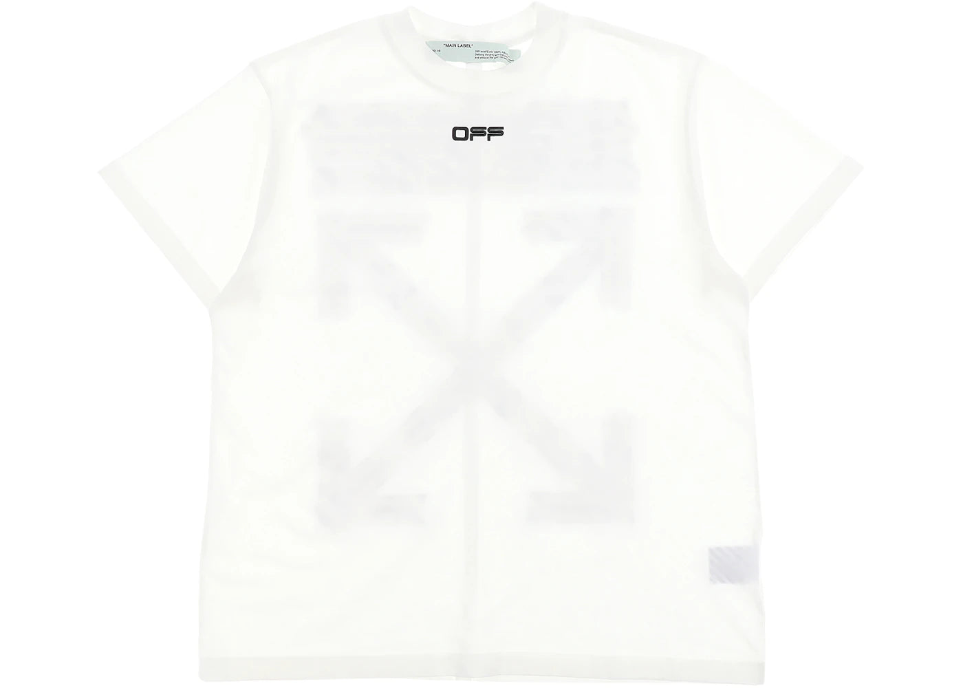 OFF-WHITE Oversized Fit Airport Tape T-shirt White