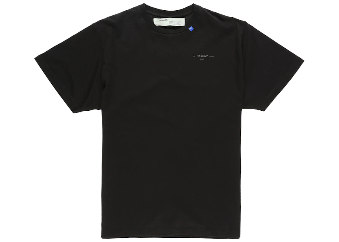 OFF-WHITE Oversized Fit Backbone T-Shirt Black/White