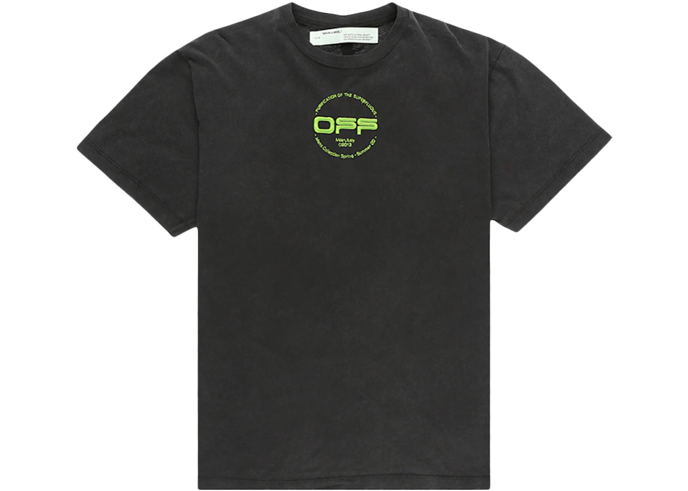 OFF-WHITE Oversized Fit Hand T-shirt Black/Multicolor