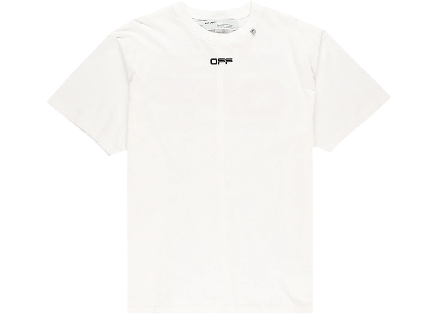 OFF-WHITE Oversized Fit Wavy Line T-shirt White