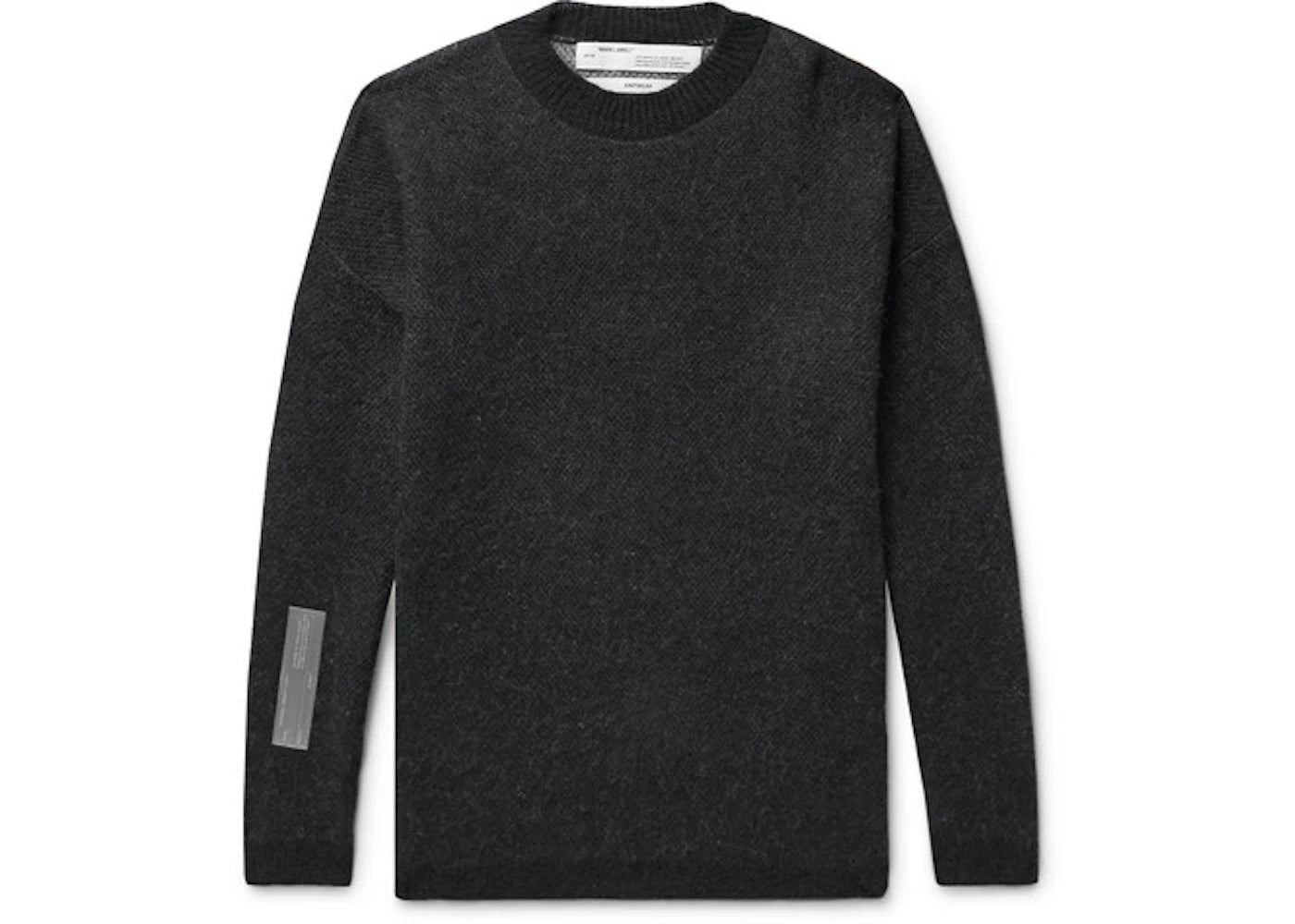 OFF-WHITE Oversized Logo Intarsia Sweater Multicolor