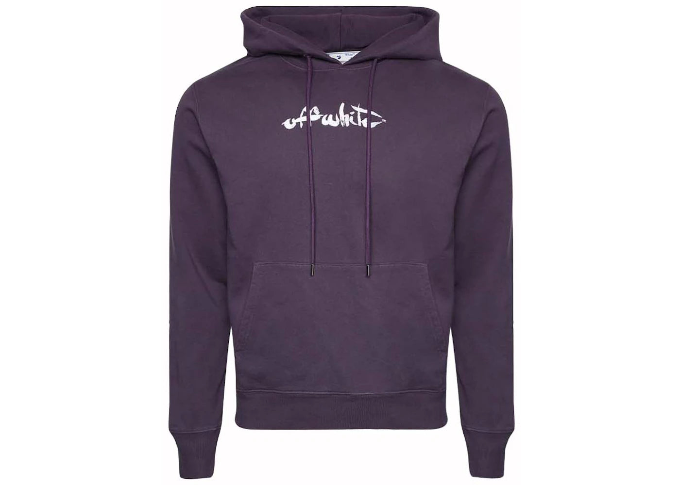 OFF-WHITE Paint Arrow Slim Hoodie Barolo