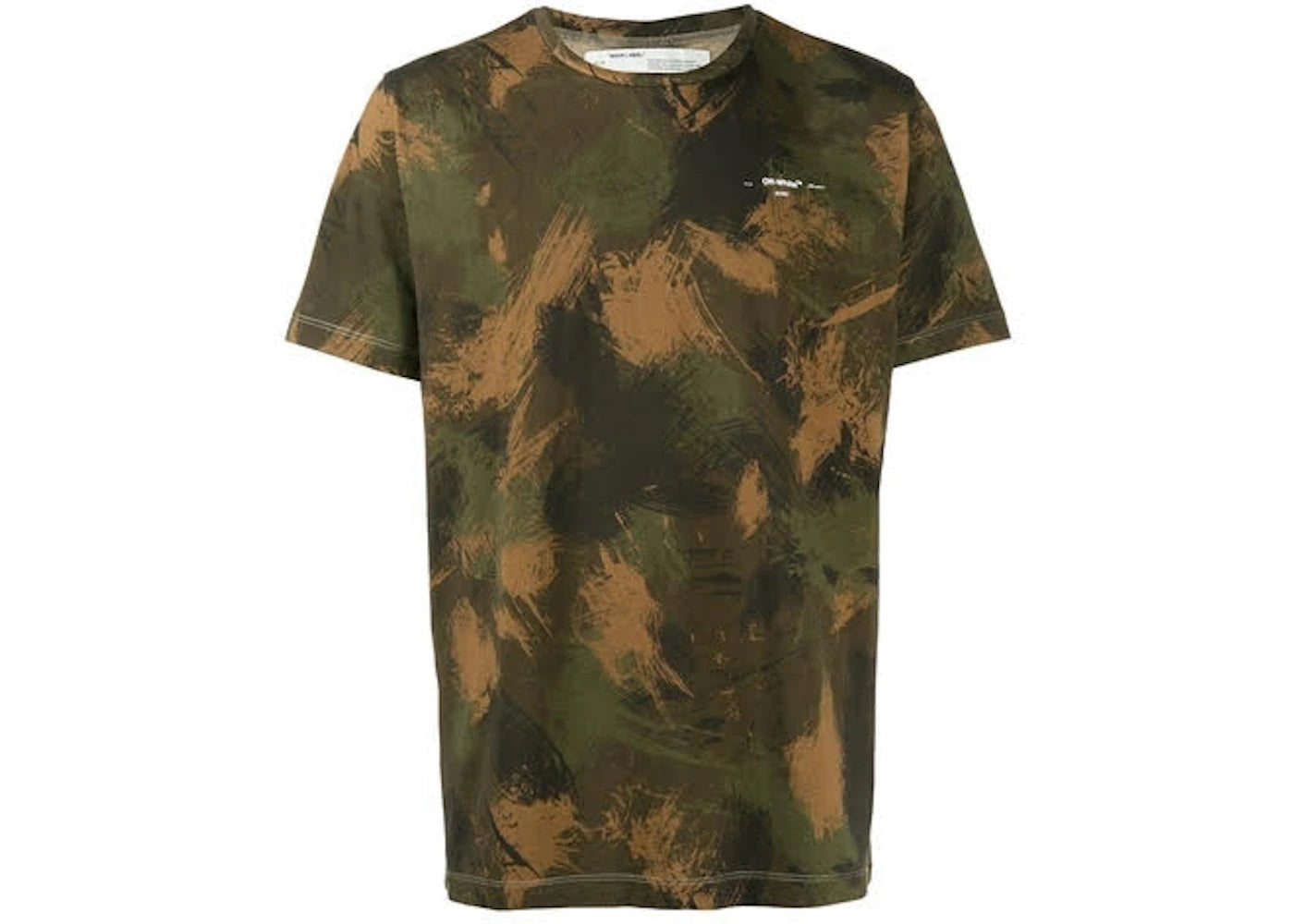 OFF-WHITE Paintbrush Camo Tee Multi