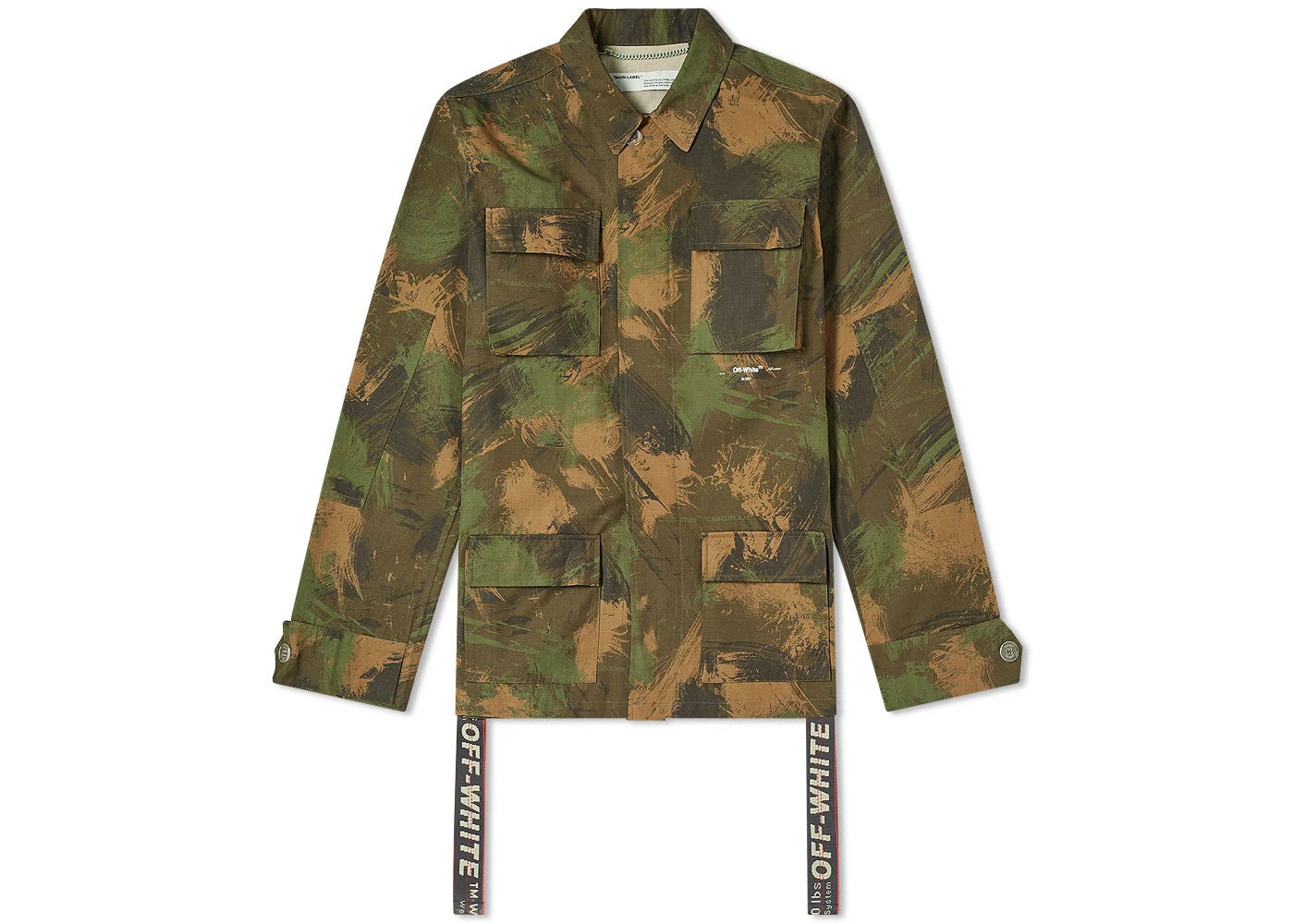 OFF-WHITE Paintbrush Camouflage Field Jacket Camouflage