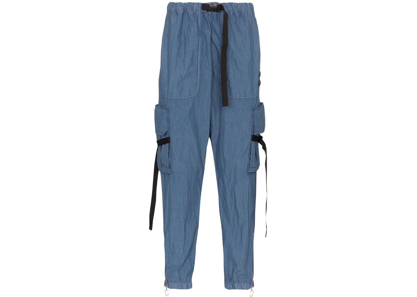 OFF-WHITE Parachute Cargo Pants Blue/White