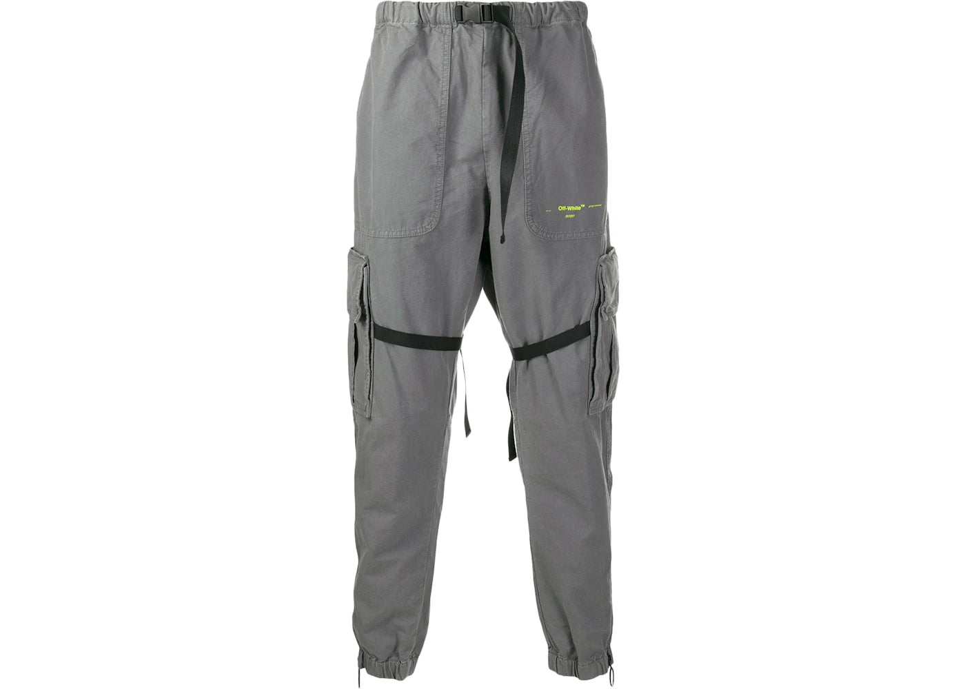 OFF-WHITE Parachute Cargo Pants Grey/Black/Green