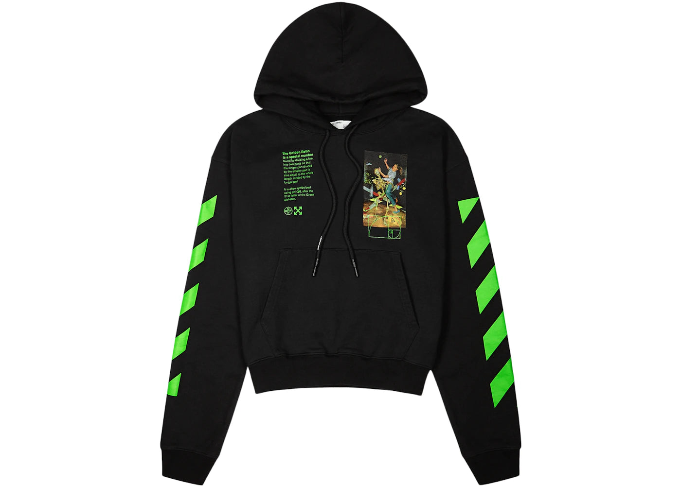 OFF-WHITE Pascal Golden Ratio Painting Hoodie Black/Multicolor