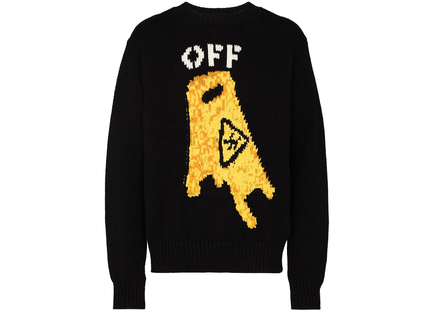 OFF-WHITE Pascal Knit Sweater Black/Yellow