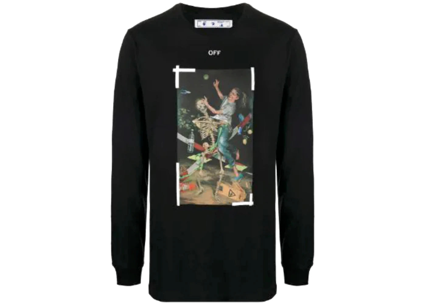 OFF-WHITE Pascal Painting L/S T-Shirt Black