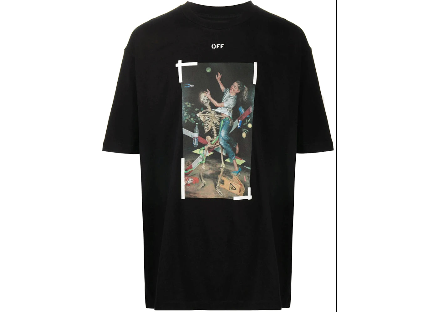 OFF-WHITE Pascal Painting Print Tee Black