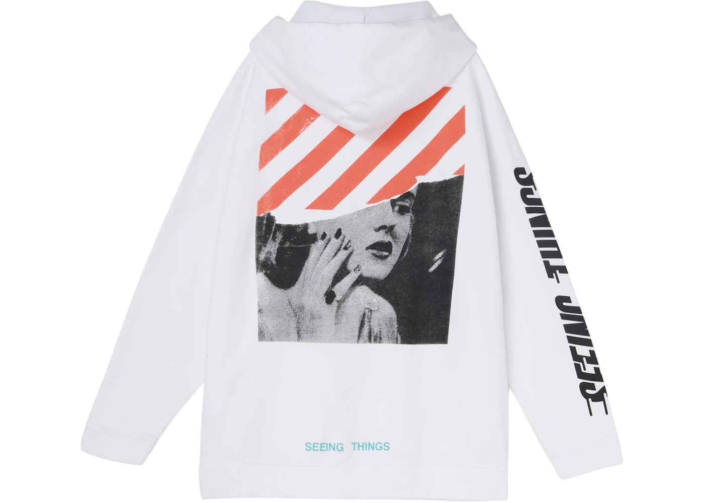 OFF-WHITE Photocopy Over Hoodie White