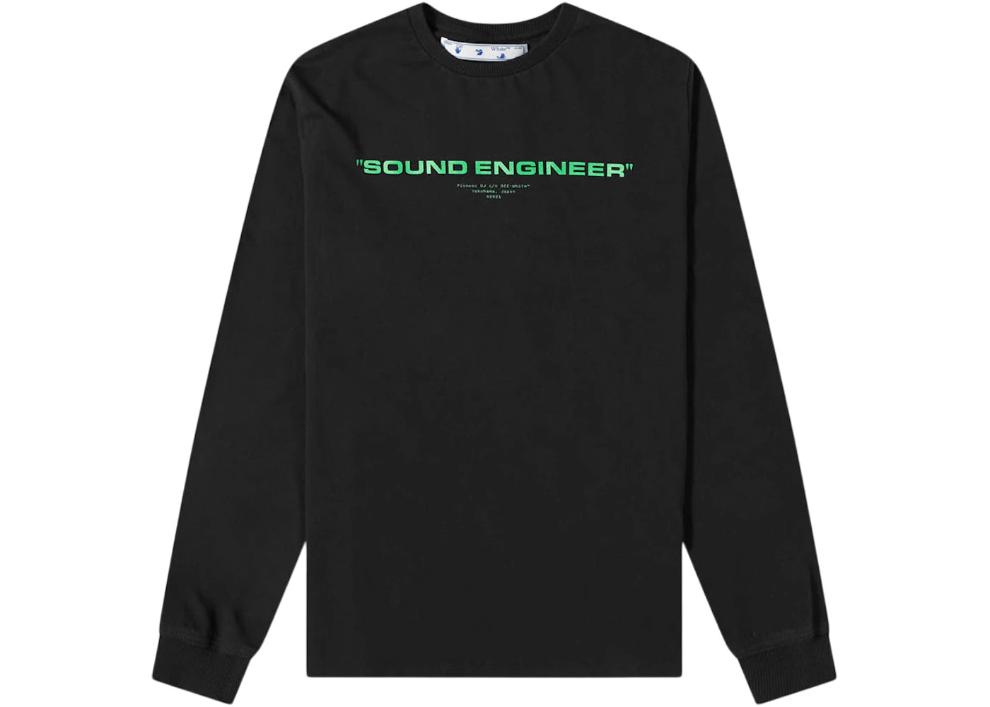 OFF-WHITE Pioneer DJ Console Long Sleeve T-Shirt Black/Green