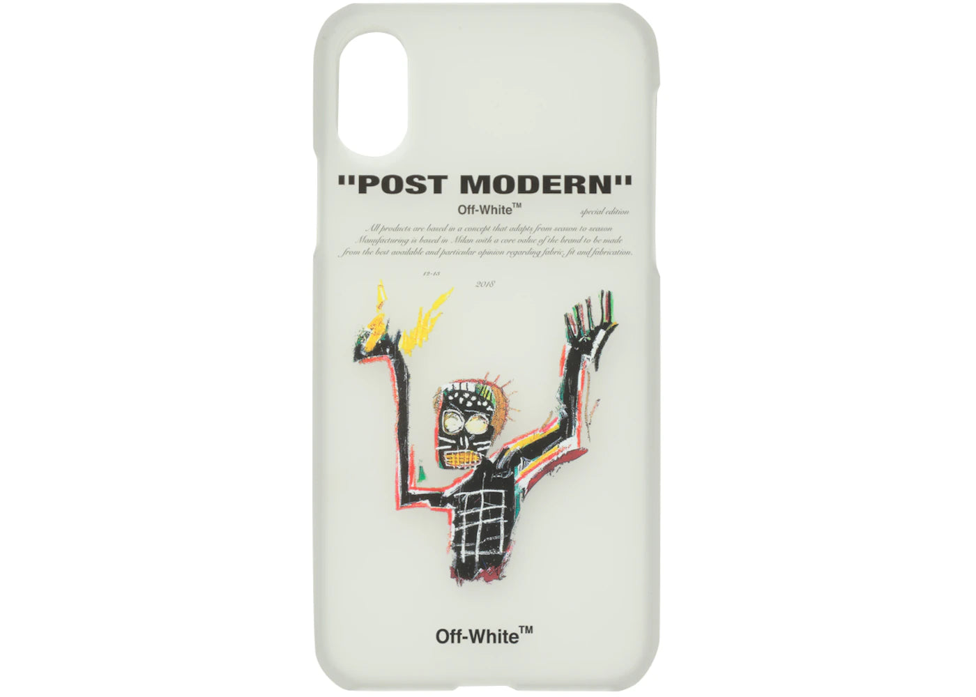 OFF-WHITE Postmodern iPhone X Case (SS19) Transparent/Multicolor