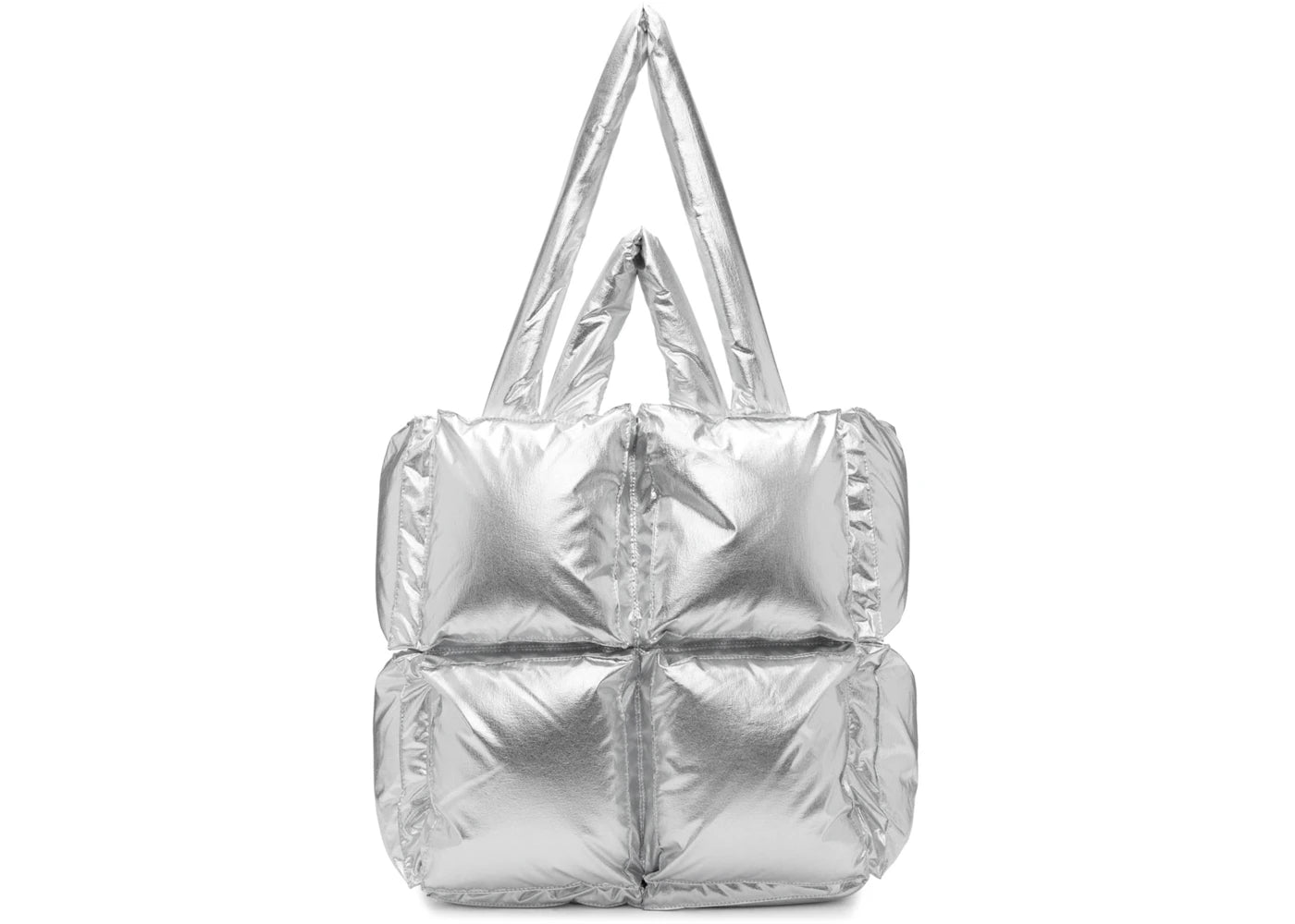 OFF-WHITE Puffy Bag Nylon Small Silver