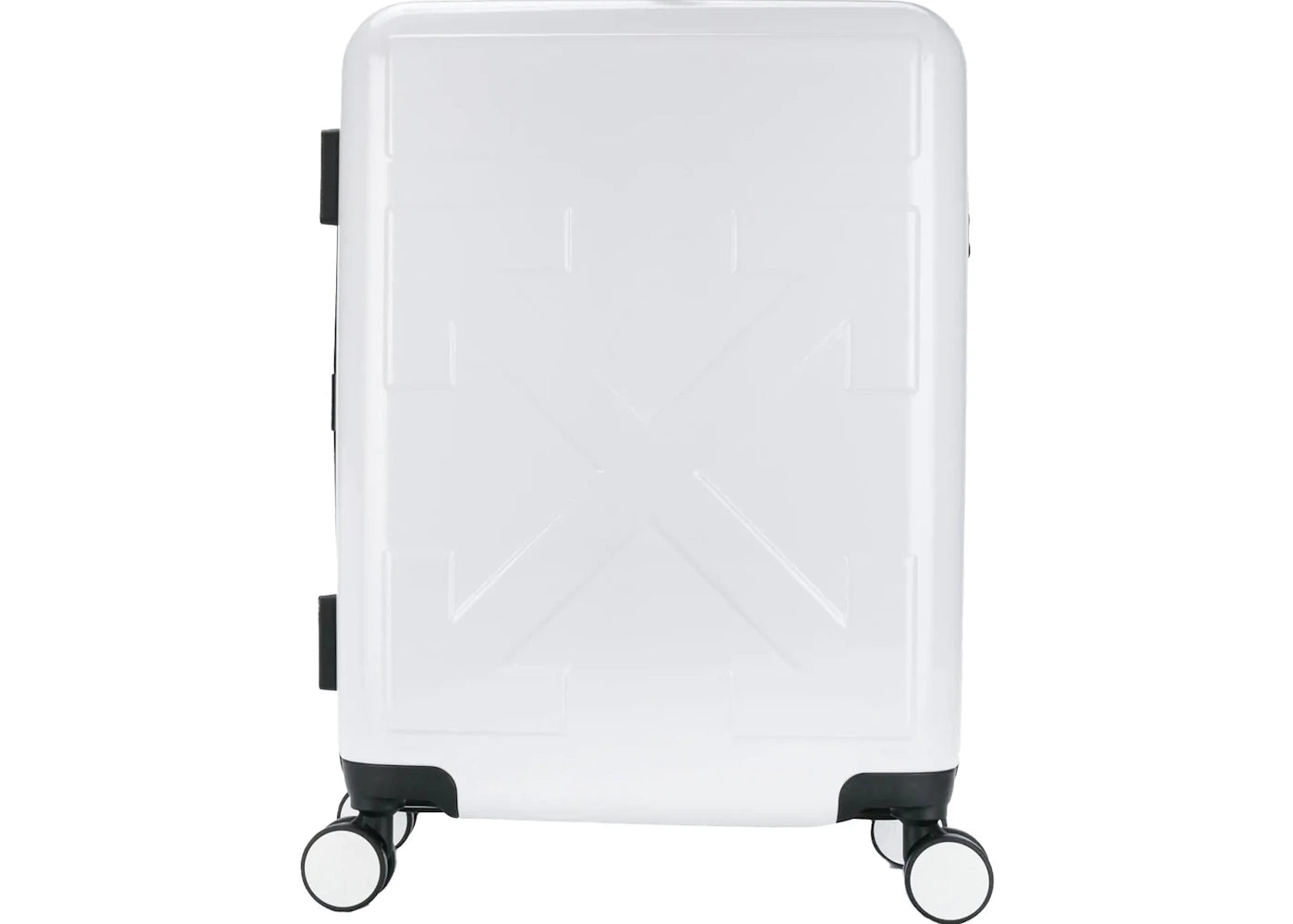 OFF-WHITE Quote Luggage "FOR TRAVEL" White/Black