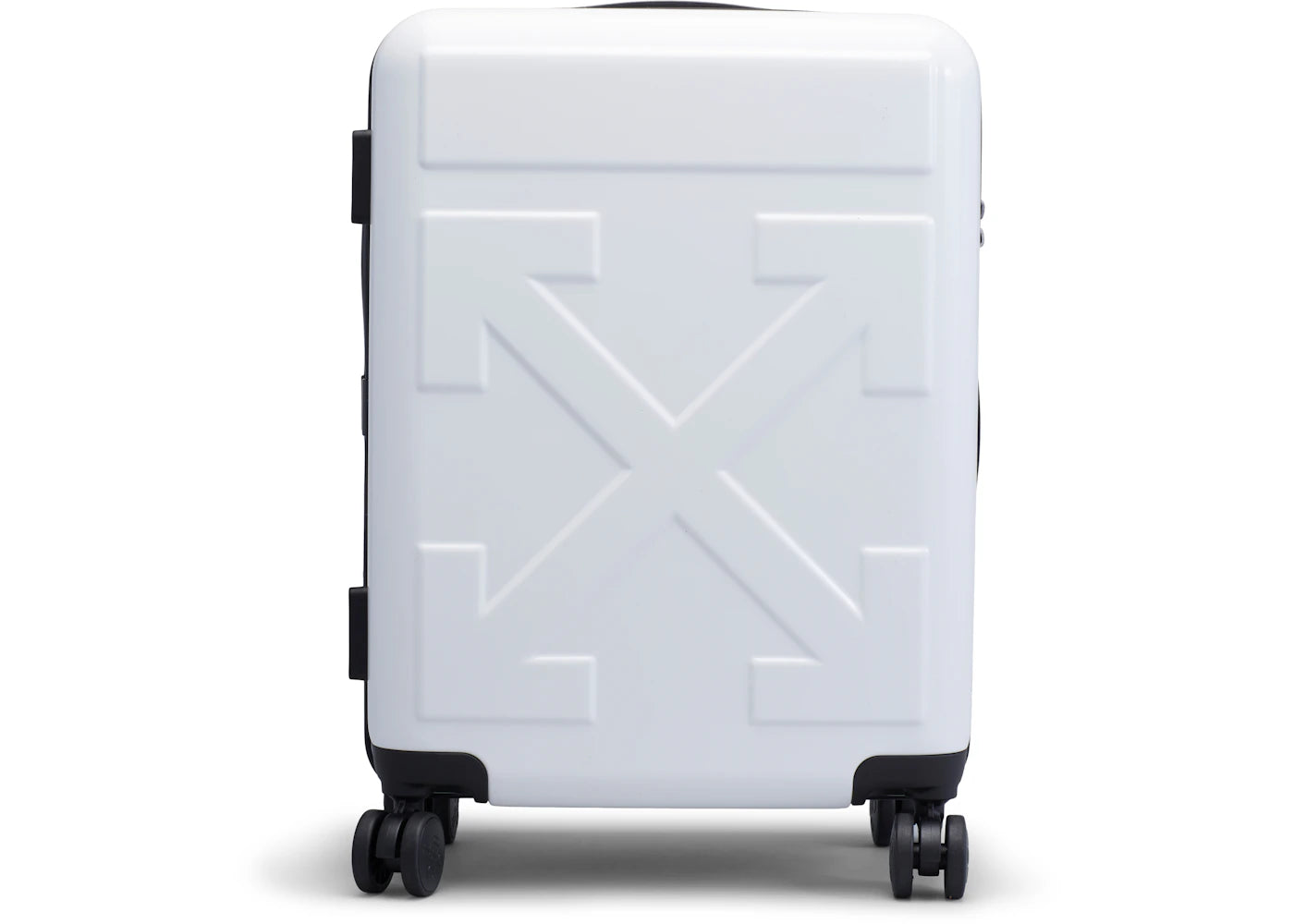 OFF-WHITE Quote Luggage "FOR TRAVEL" White