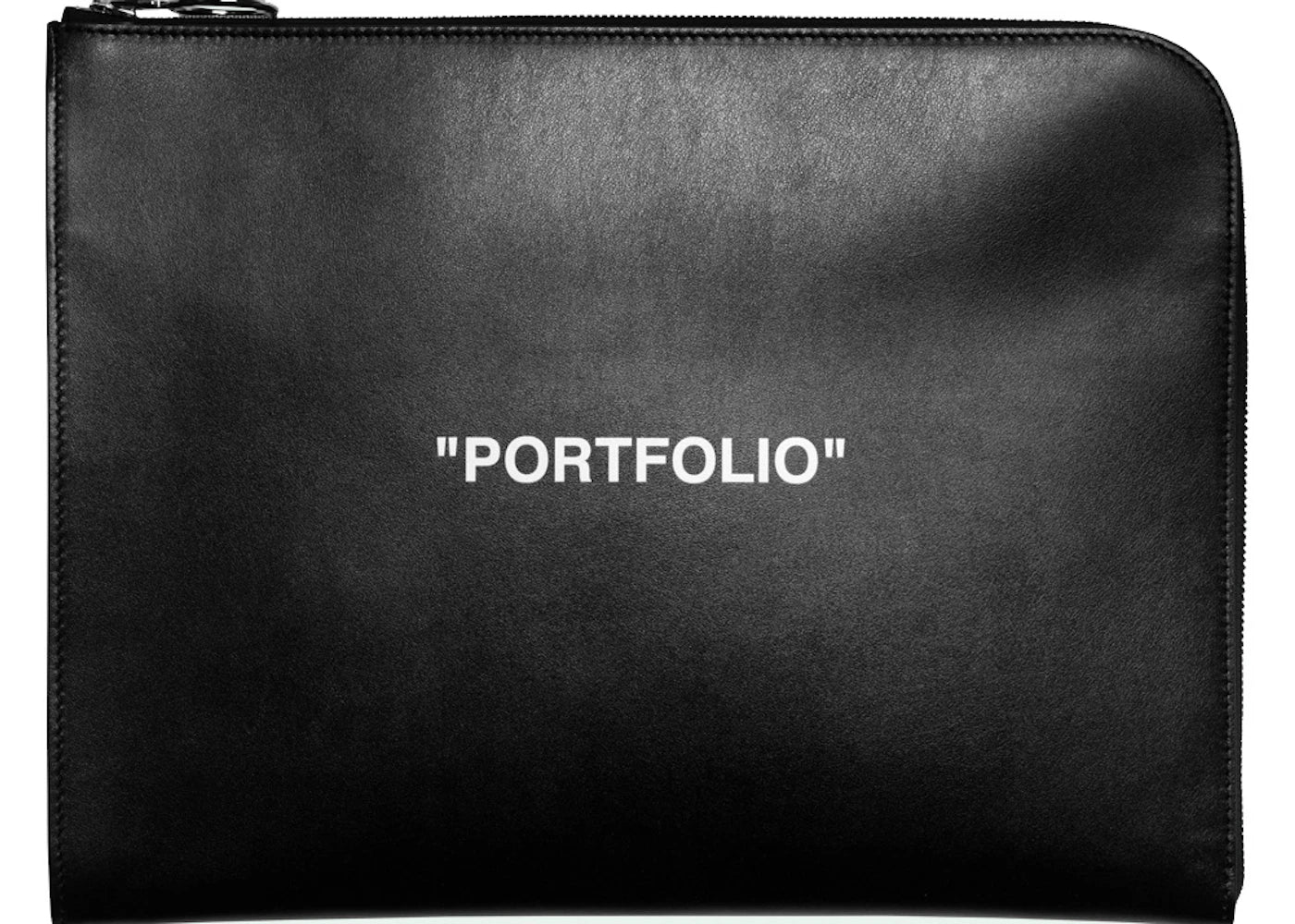 OFF-WHITE Quote "Portfolio" Document Folder Black White