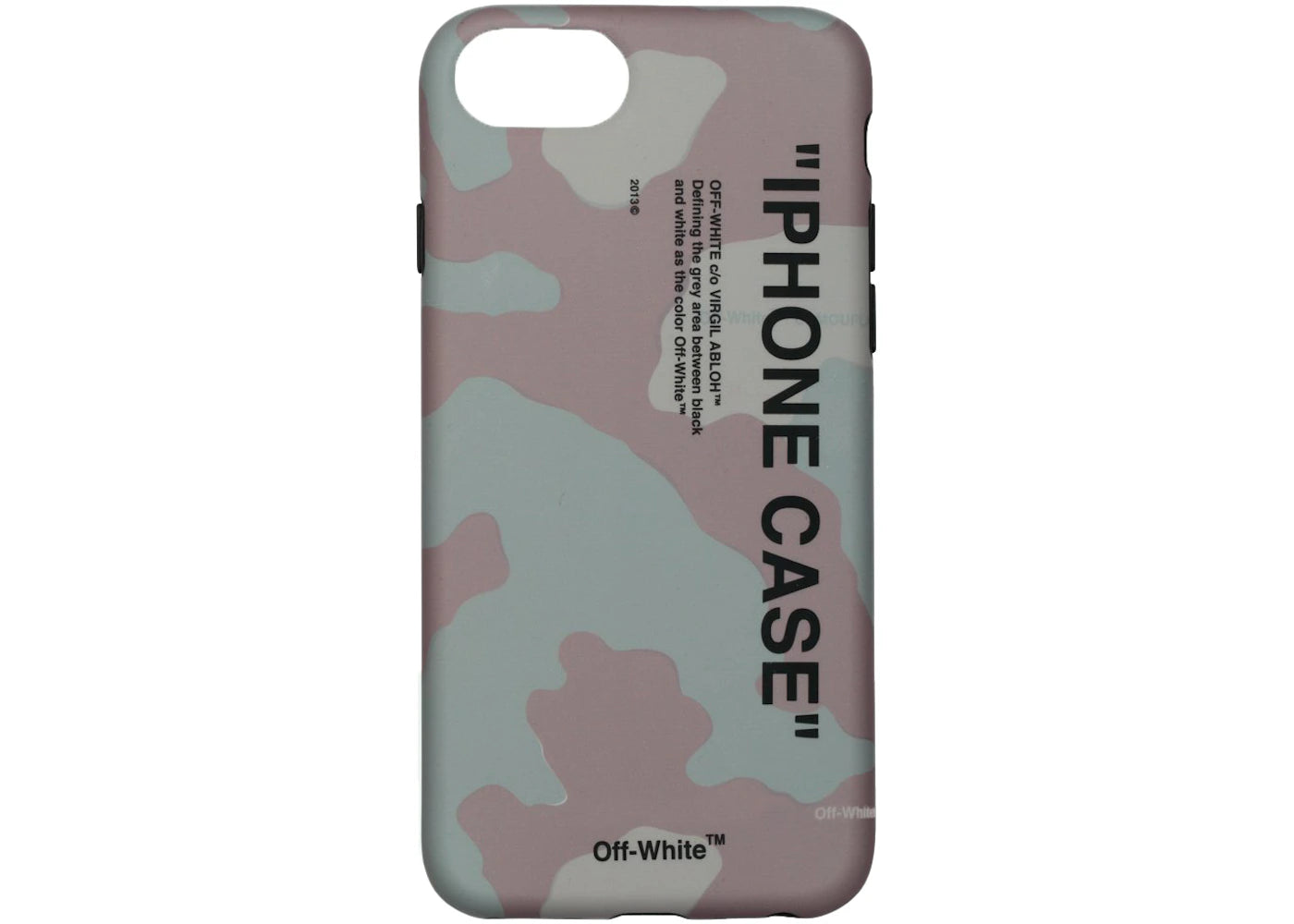 OFF-WHITE Quote iPhone 8/7 Case (SS19) Camo/Black