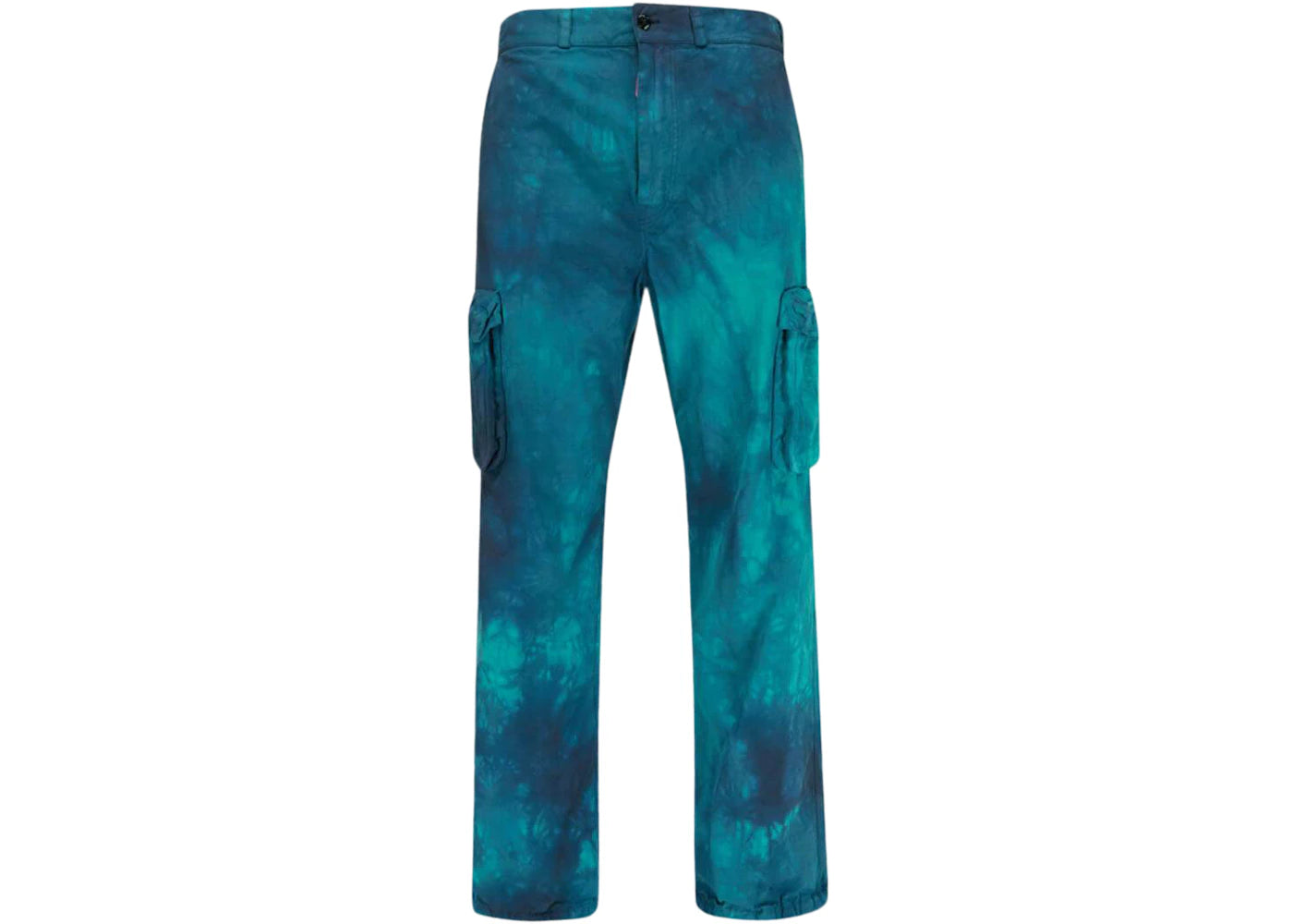 OFF-WHITE Ripstop Tie-Dye Cargo Pants Blue/Multicolor