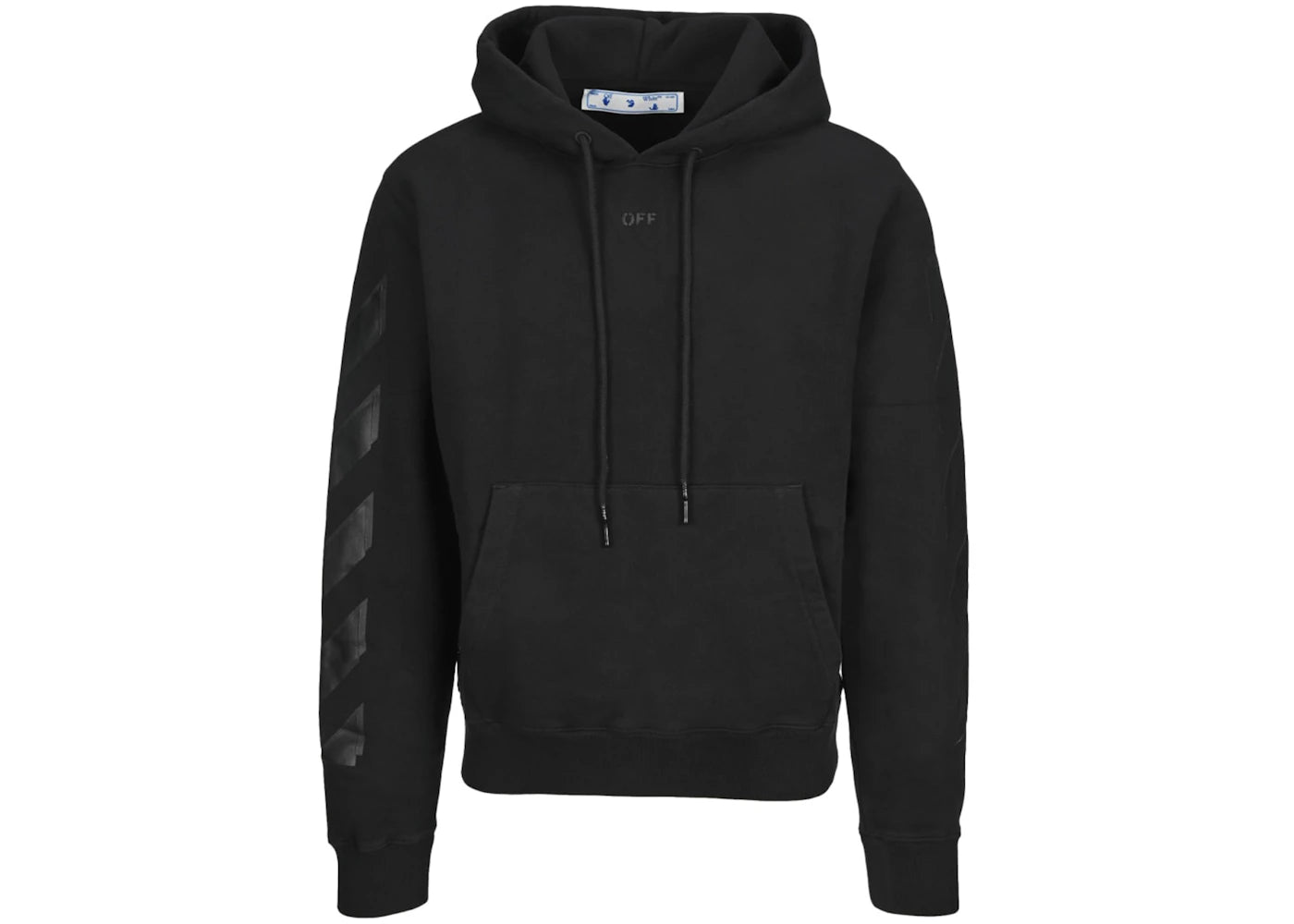 OFF-WHITE Rubber Arrows Hoodie Black