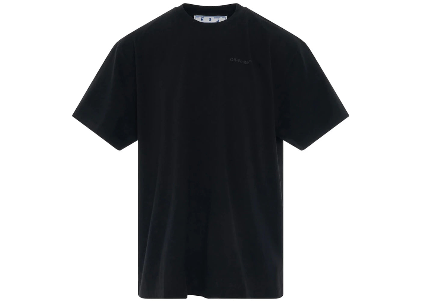 OFF-WHITE Rubber Diagonals Oversized T-Shirt Black/Black