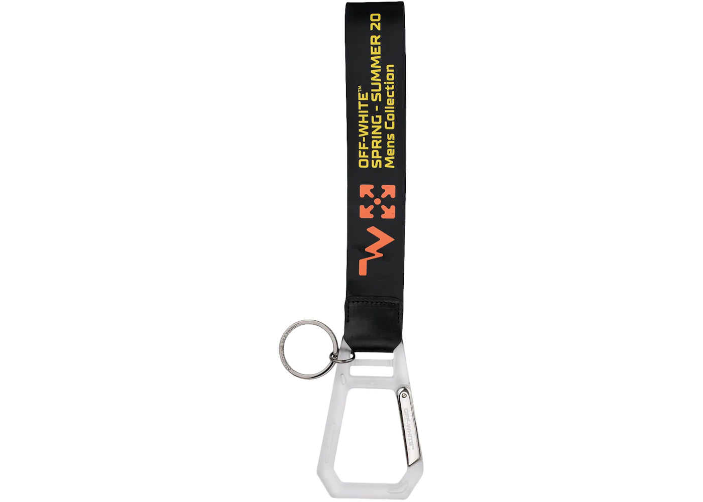 OFF-WHITE Rubber Keychain Black/Multicolor