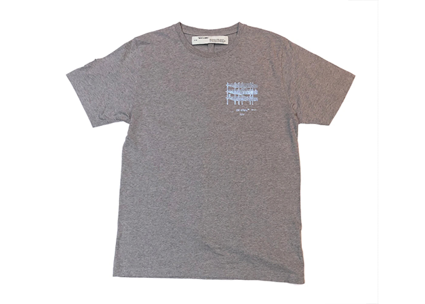 OFF-WHITE Scaffold Arrows Logo Tee Grey