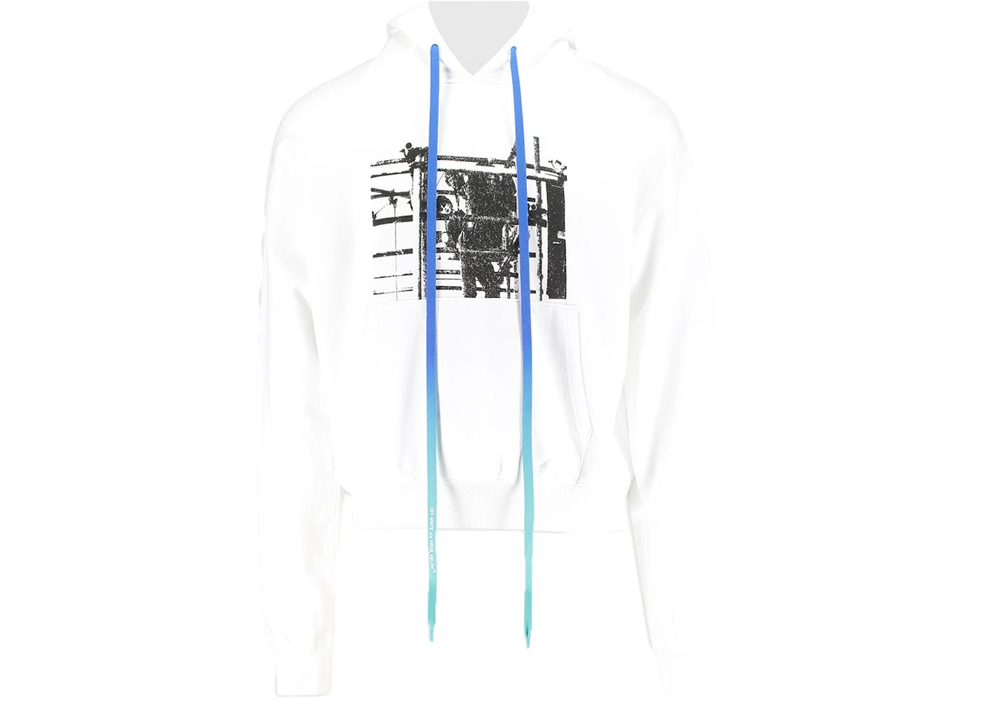 OFF-WHITE Scaffolding Hoodie White/Black