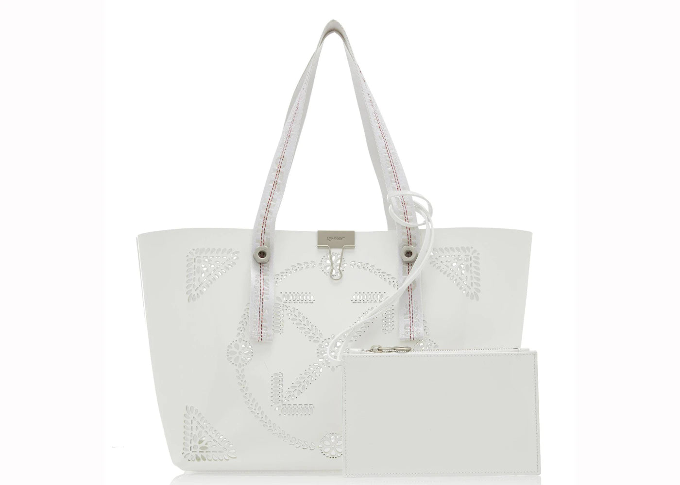 OFF-WHITE Shopping Bag Macrame White