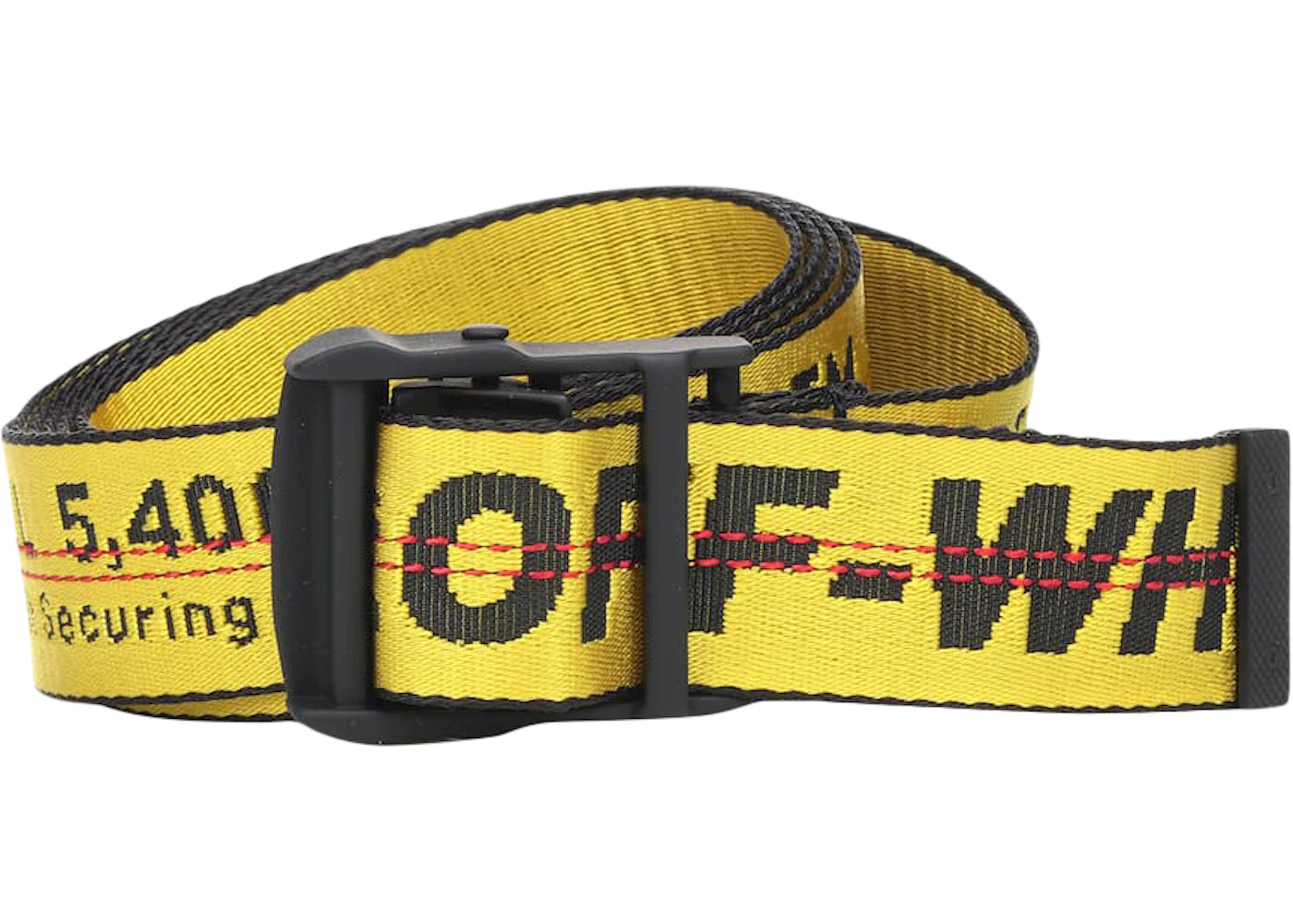 OFF-WHITE Short Industrial Belt Yellow/Black