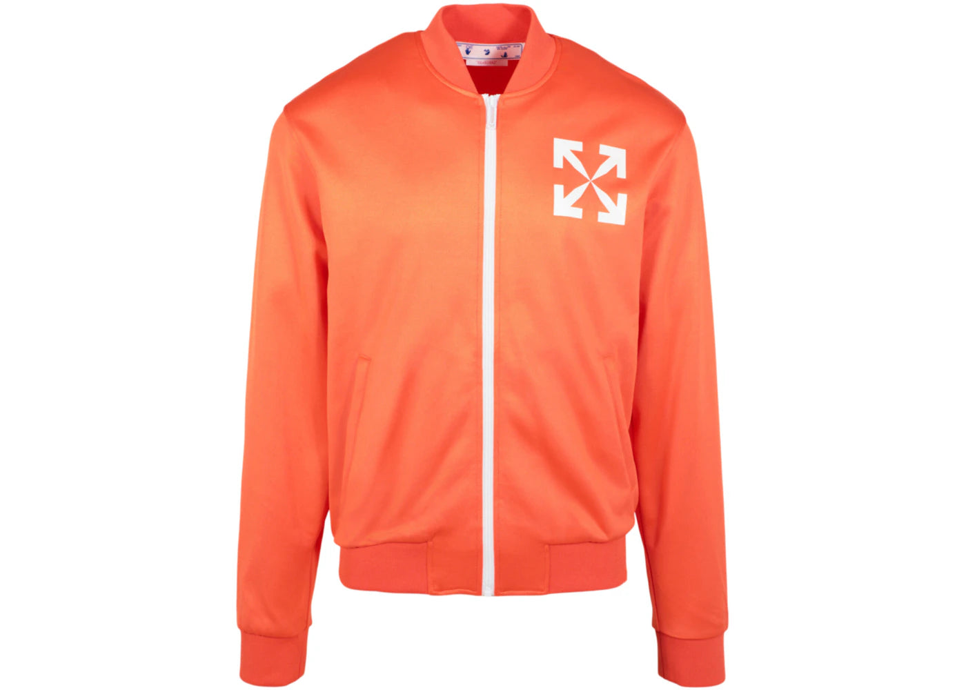 OFF-WHITE Single Arrow Slim Track Jacket Orange