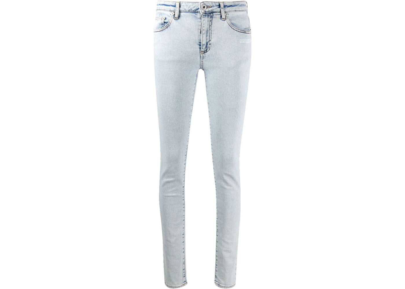 OFF-WHITE Skinny Denim Jeans Blue/White