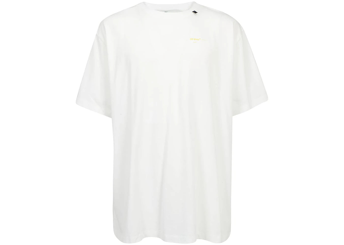 OFF-WHITE Slim Fit Acrylic Arrows S/S T-shirt White/Yellow