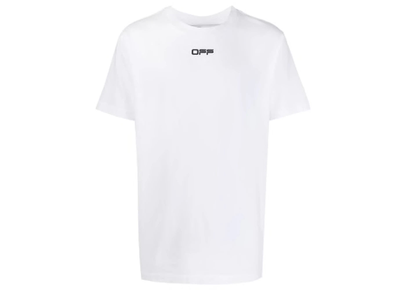 OFF-WHITE Slim Fit Airport Tape Print T-Shirt White