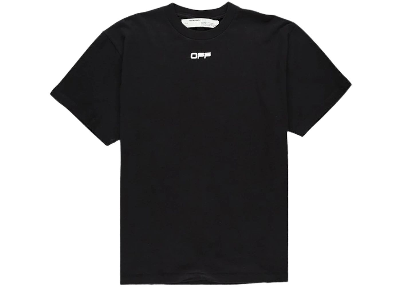 OFF-WHITE Slim Fit Airport Tape T-Shirt Black